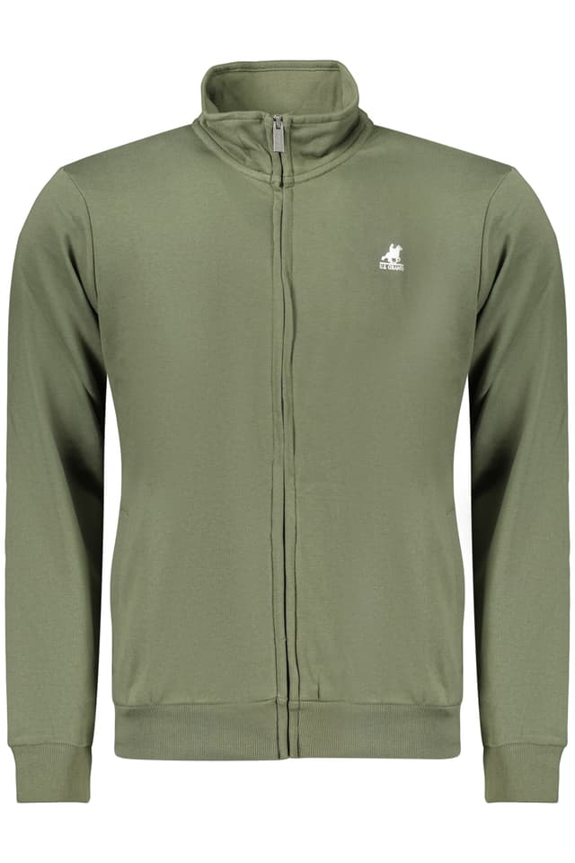 Мъжки зелен суитшърт с цип US GRAND