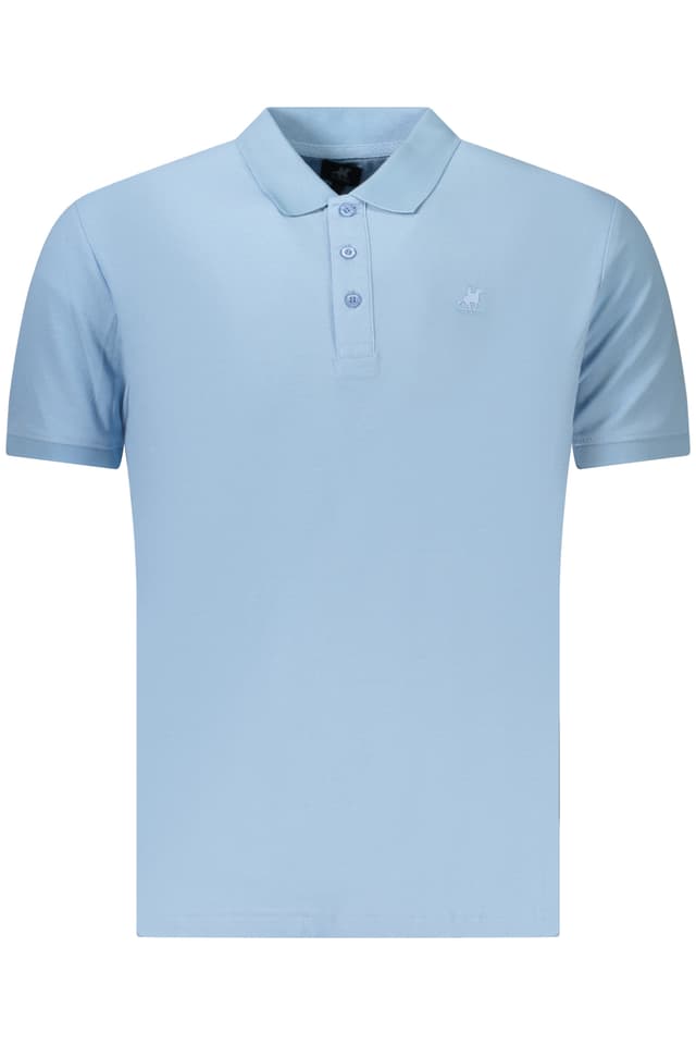 Мъжка тениска с къс ръкав US GRAND POLO, синя