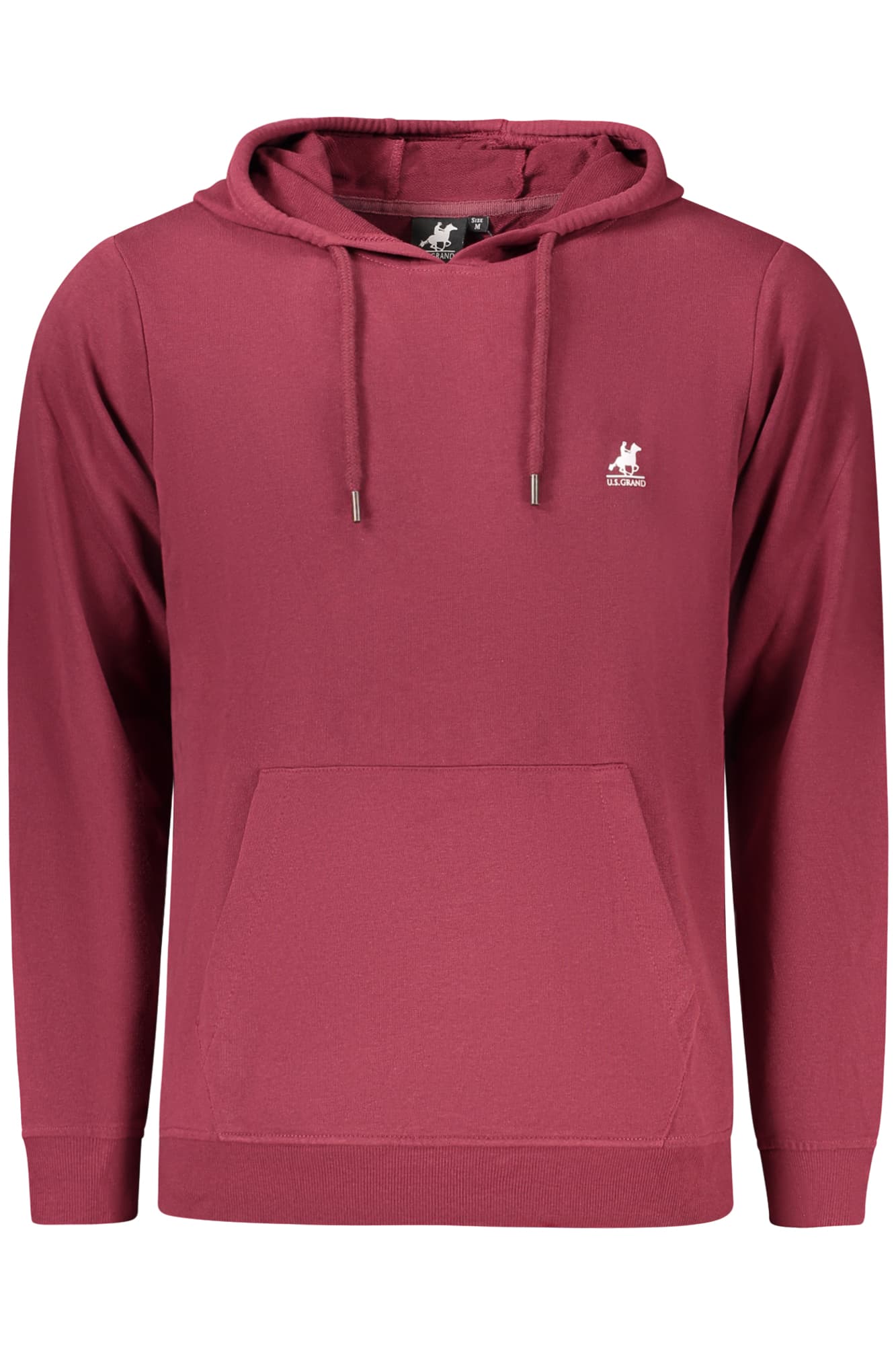 Мъжки червен суитшърт с цип US GRAND - U.S. GRAND