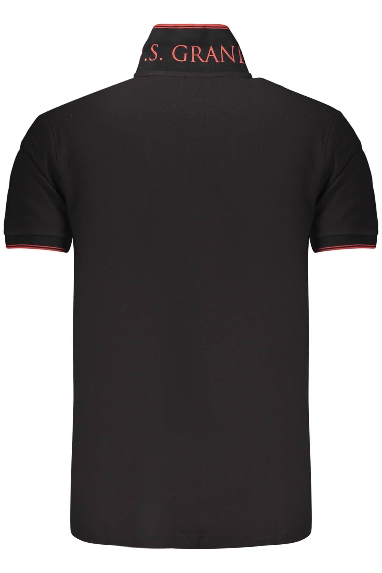 Мъжка тениска US GRAND POLO с къс ръкав, черна - U.S. GRAND