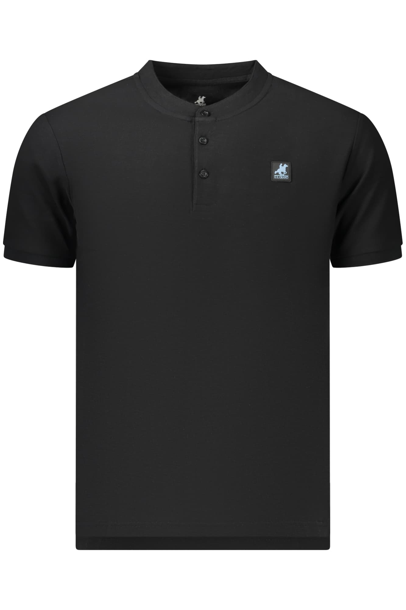 Мъжка тениска US GRAND POLO с къс ръкав, черна - U.S. GRAND