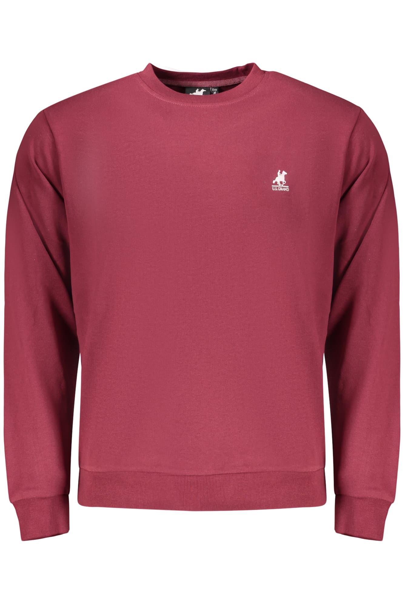 Мъжки червен суитшърт с цип US GRAND - U.S. GRAND