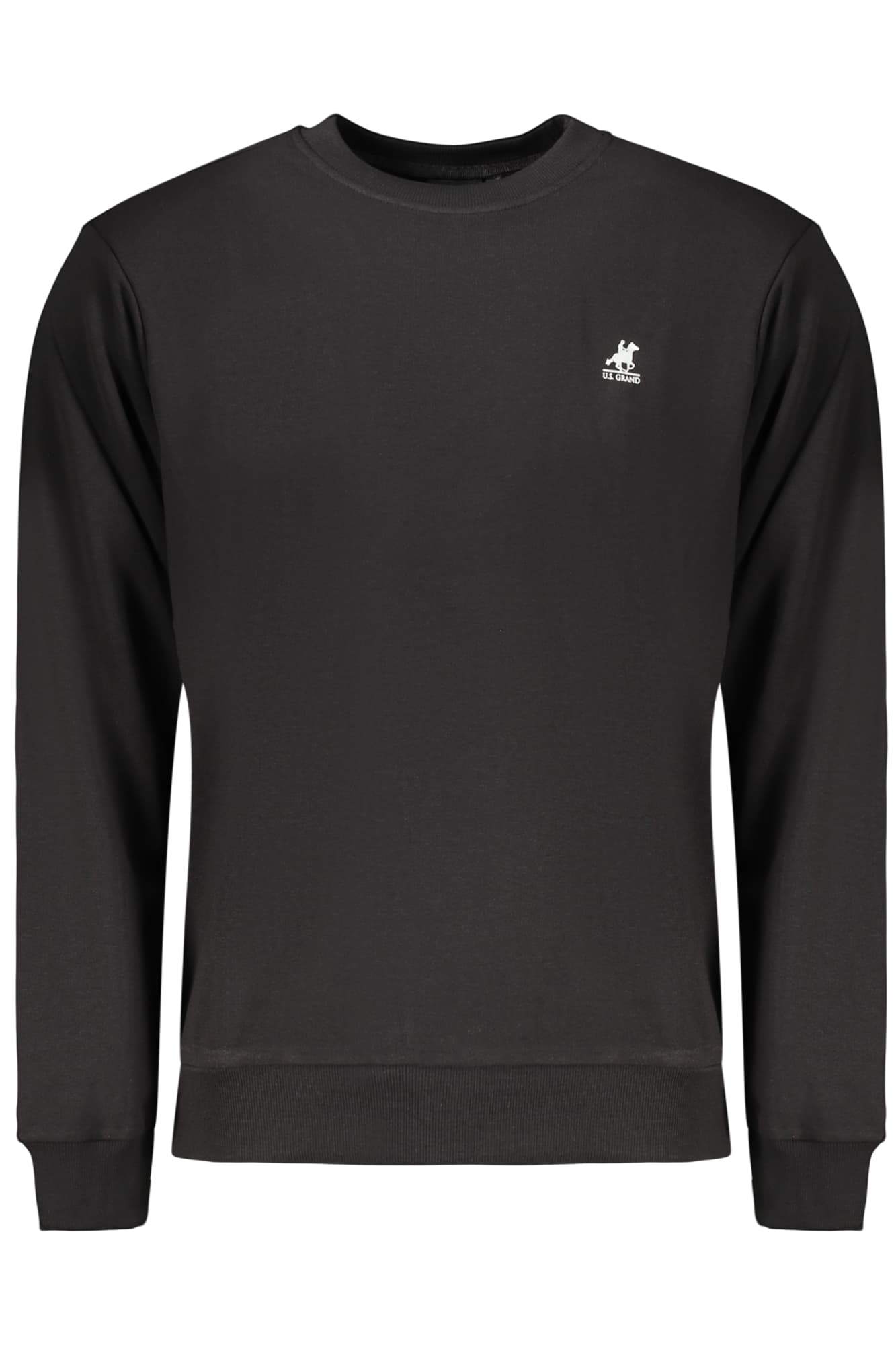 Мъжки черен суитшърт с цип US GRAND - U.S. GRAND