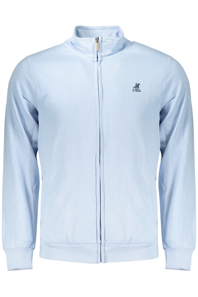 Мъжки син суитшърт с цип US GRAND