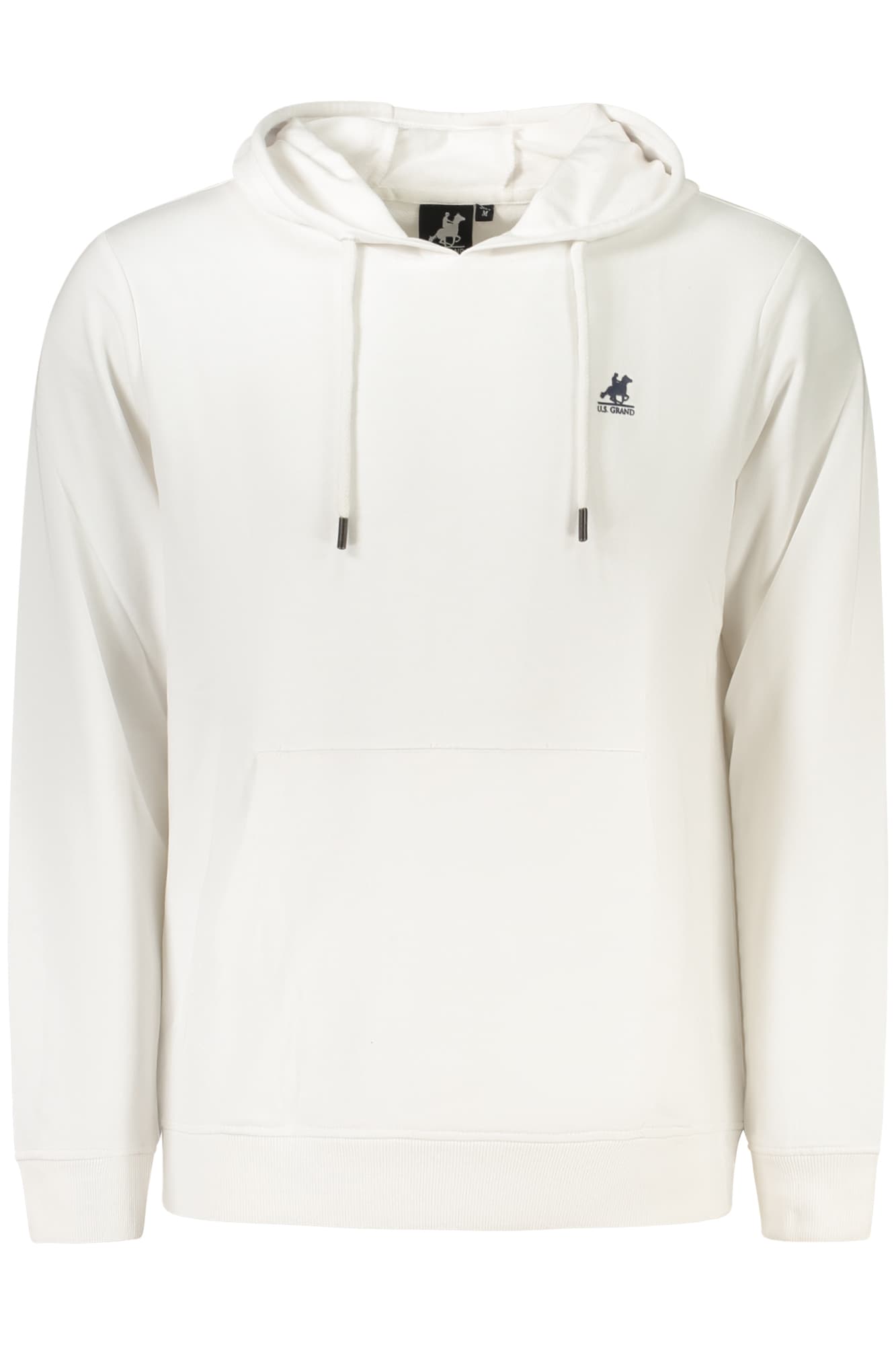 Мъжки бял суитшърт с цип US GRAND - U.S. GRAND