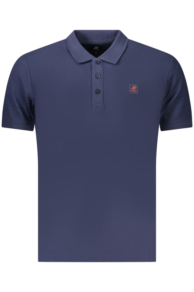 Мъжка тениска с къс ръкав US GRAND POLO, синя