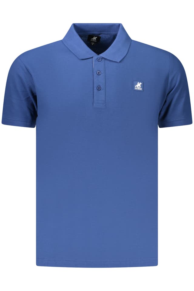 Мъжка тениска с къс ръкав US GRAND POLO, синя