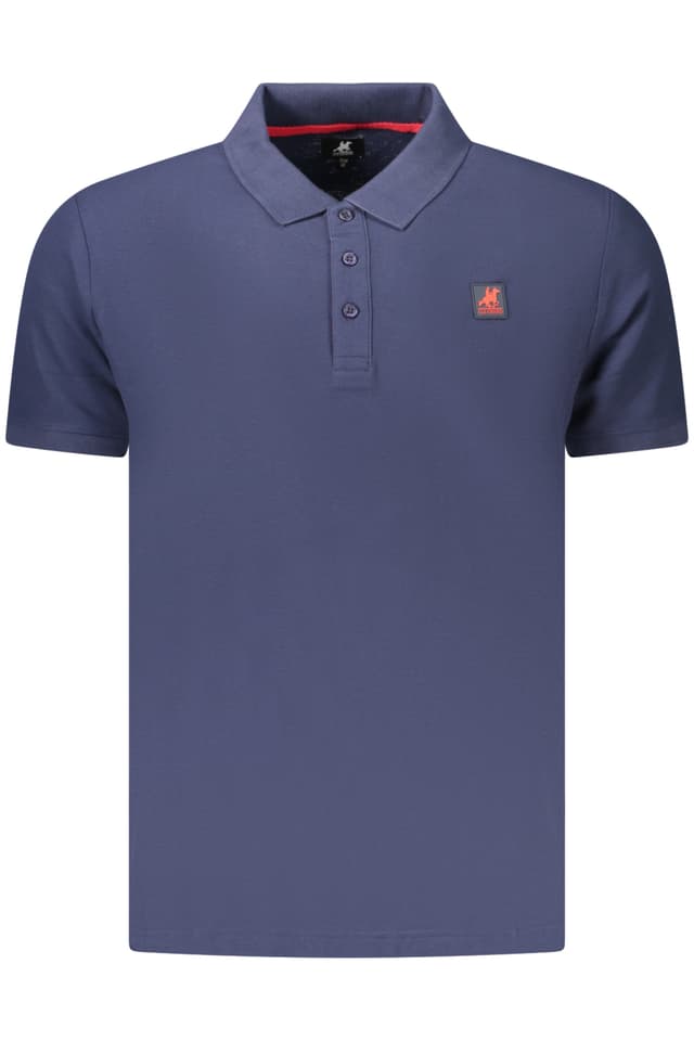 Мъжка тениска с къс ръкав US GRAND POLO, синя
