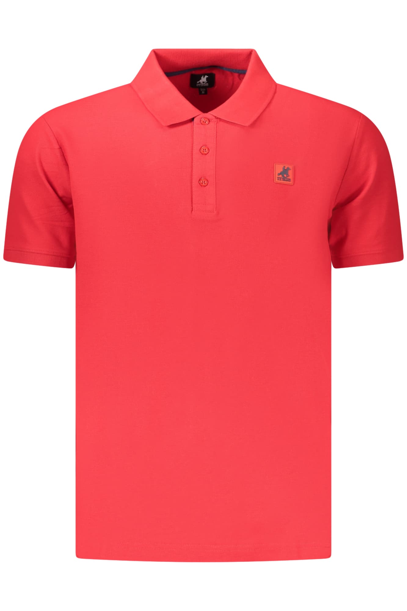 МЪЖКА ПОЛО БЛИЗА С КЪС РЪКАВ US GRAND, ЧЕРВЕНА - U.S. GRAND