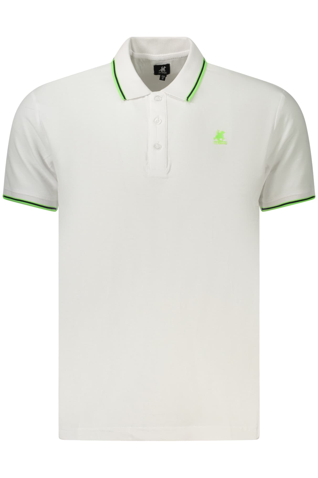 Мъжка тениска US GRAND POLO с къс ръкав, бяла - U.S. GRAND