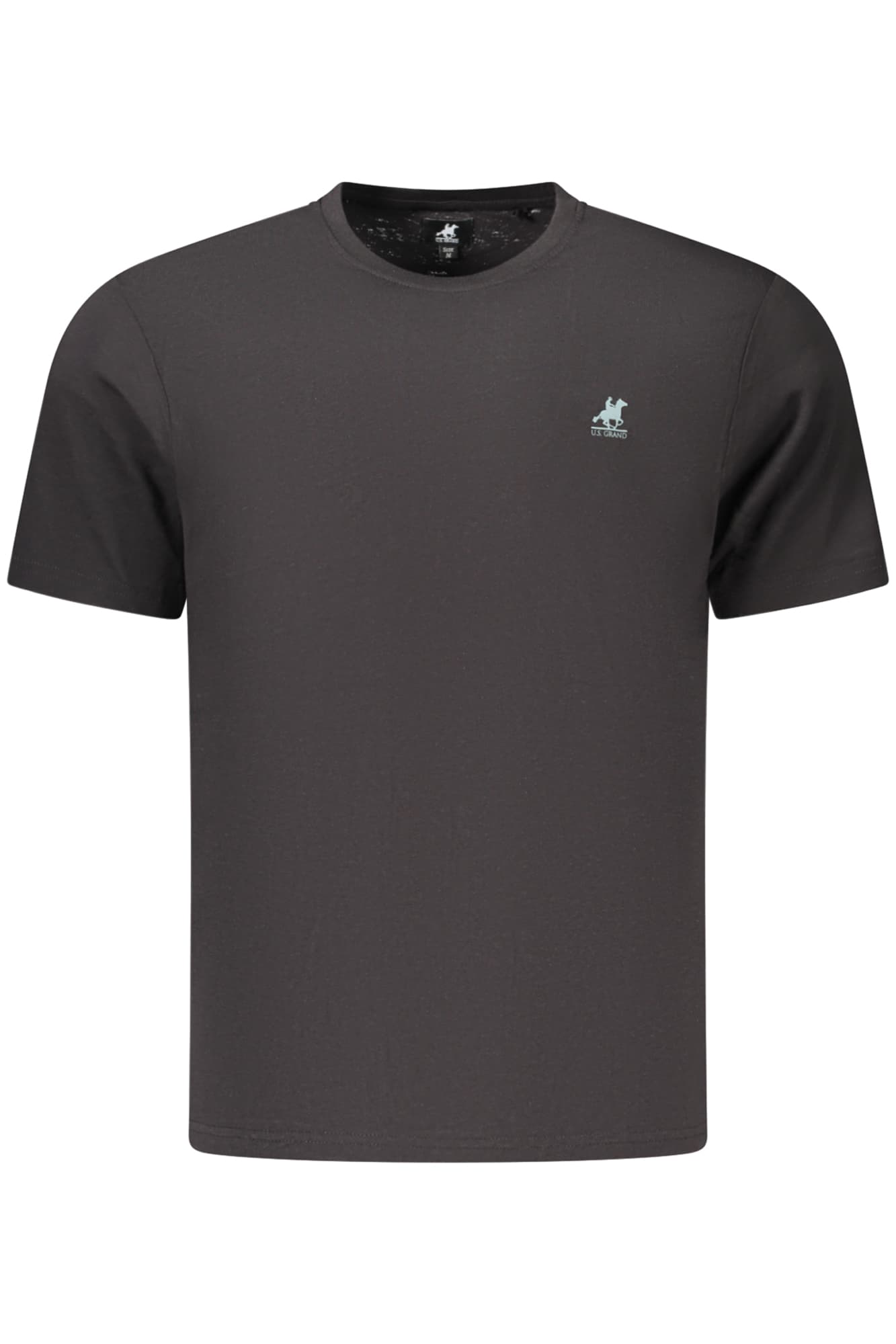 Мъжка черна тениска с къс ръкав US GRAND - U.S. GRAND