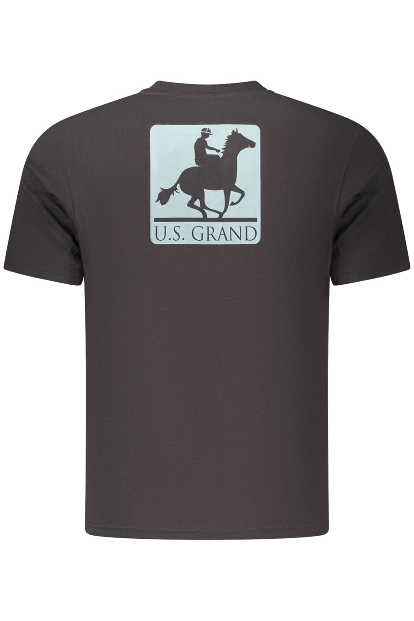 Мъжка черна тениска с къс ръкав US GRAND - U.S. GRAND