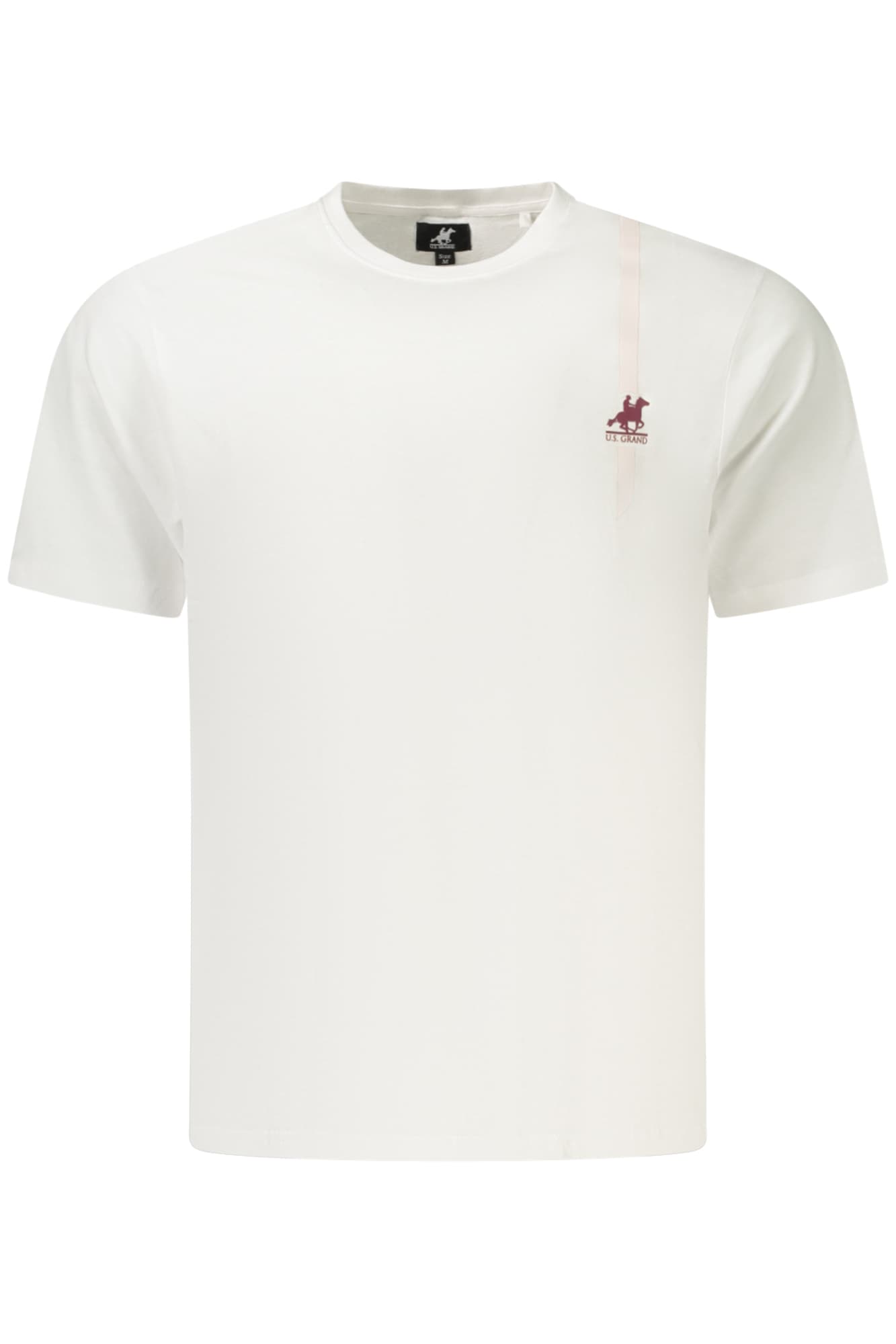 МЪЖКА ТЕНИСКА С КЪС РЪКАВ US GRAND, БЯЛА - U.S. GRAND