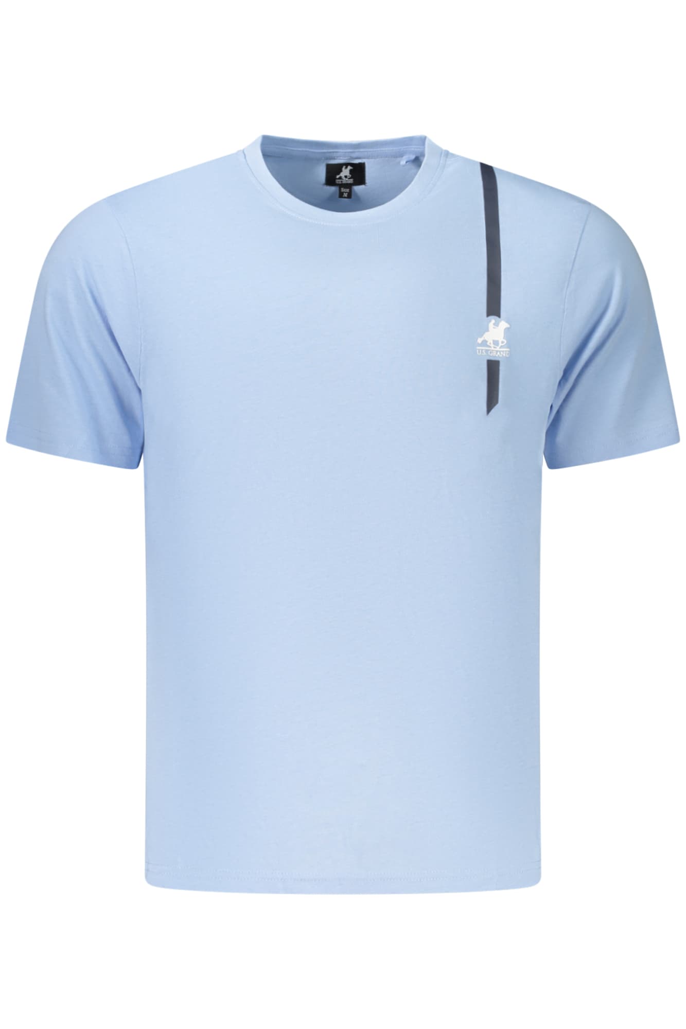 МЪЖКА ТЕНИСКА С КЪС РЪКАВ US GRAND, СИНЯ - U.S. GRAND