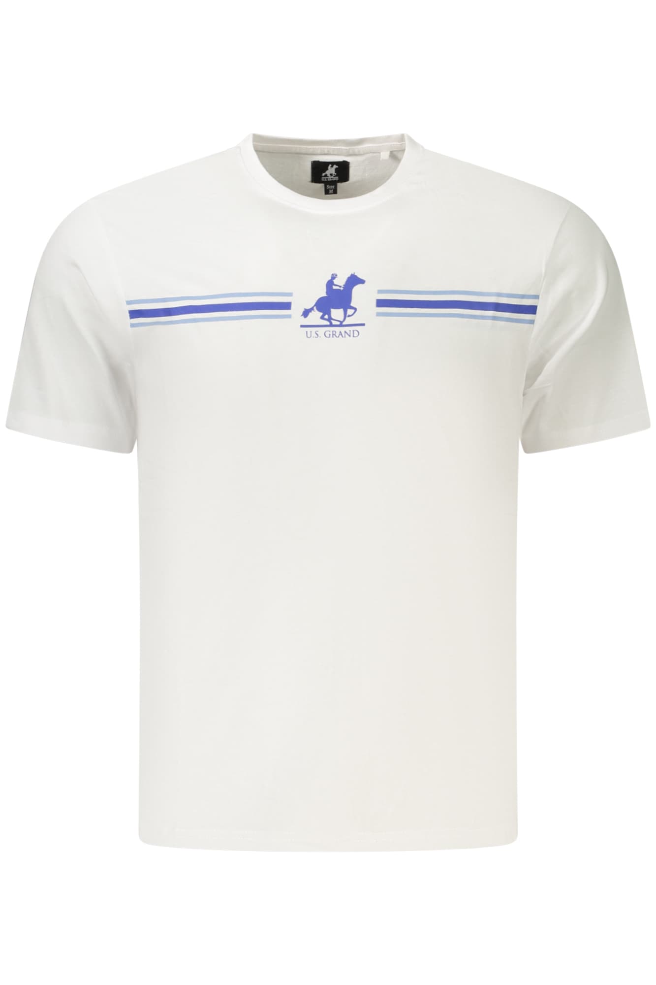 МЪЖКА ТЕНИСКА С КЪС РЪКАВ US GRAND, БЯЛА - U.S. GRAND