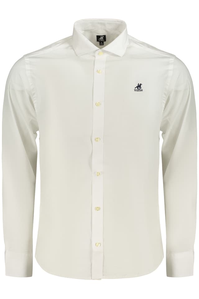 Мъжка бяла риза с дълъг ръкав US GRAND