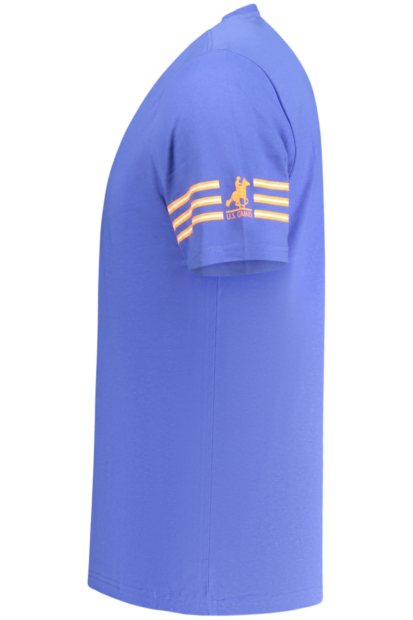 МЪЖКА ТЕНИСКА С КЪС РЪКАВ US GRAND, СИНЯ - U.S. GRAND