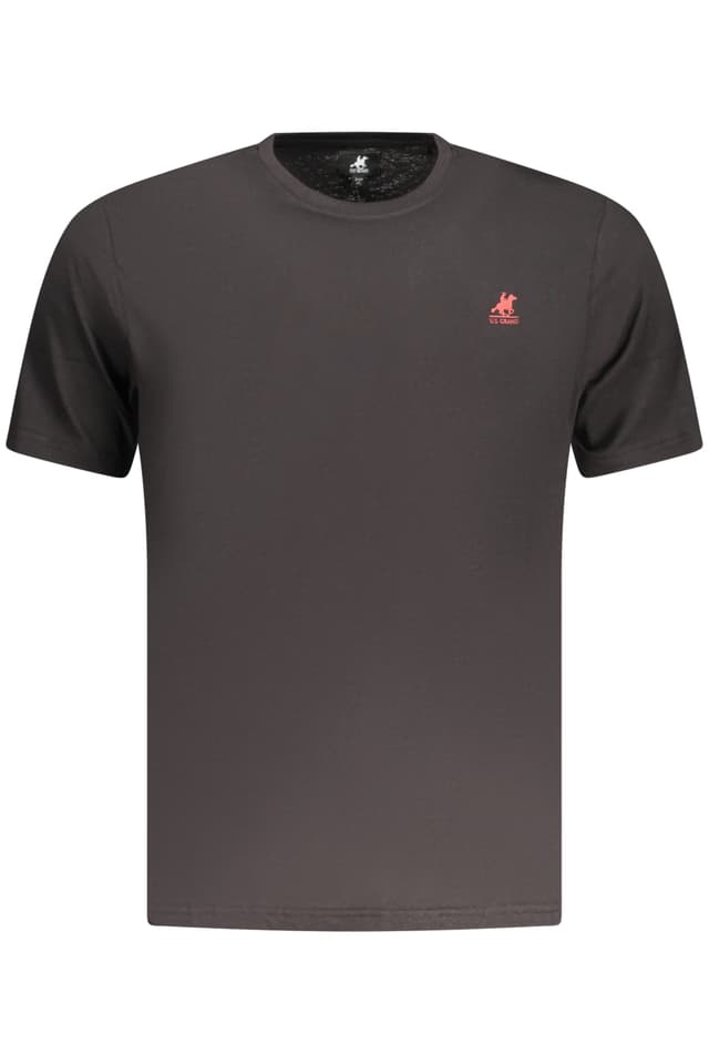 Мъжка черна тениска с къс ръкав US GRAND