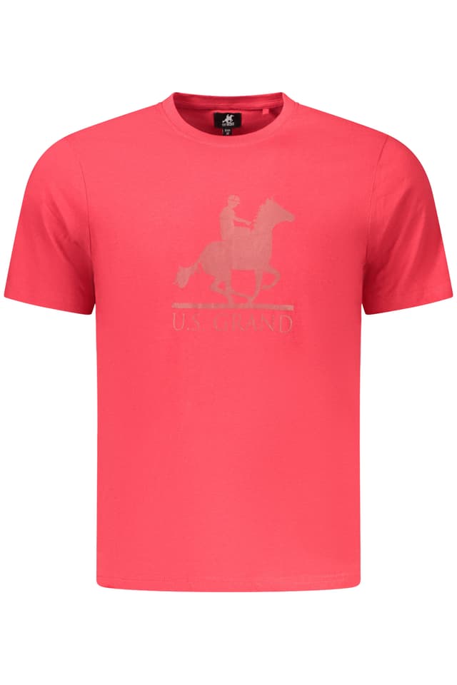 Мъжка тениска с къс ръкав US GRAND, червена