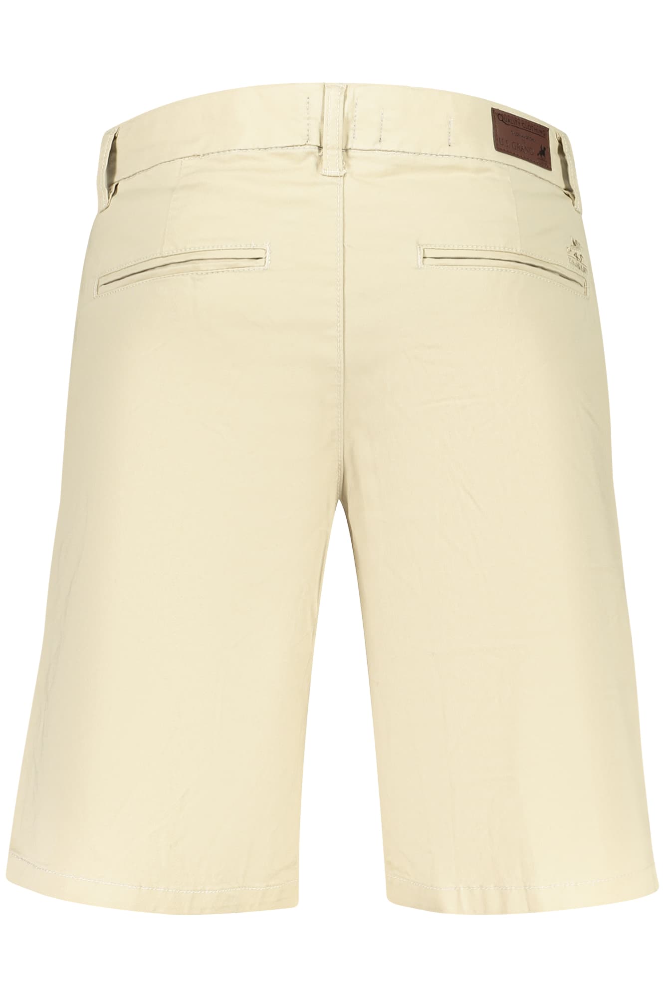 Мъжки къси панталони US GRAND в бежов цвят - U.S. GRAND