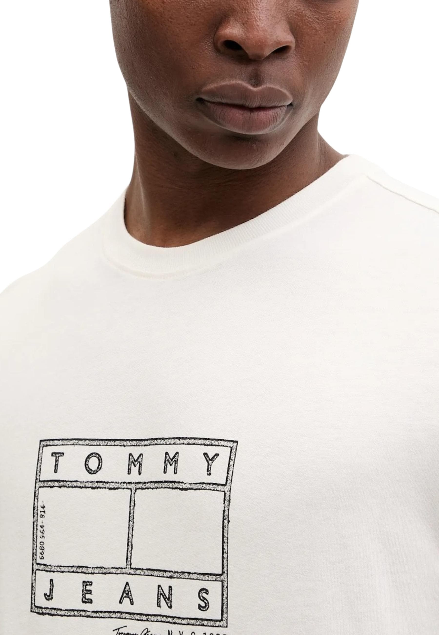 Tommy Hilfiger Jeans T-Shirt Uomo - Tommy Hilfiger Jeans