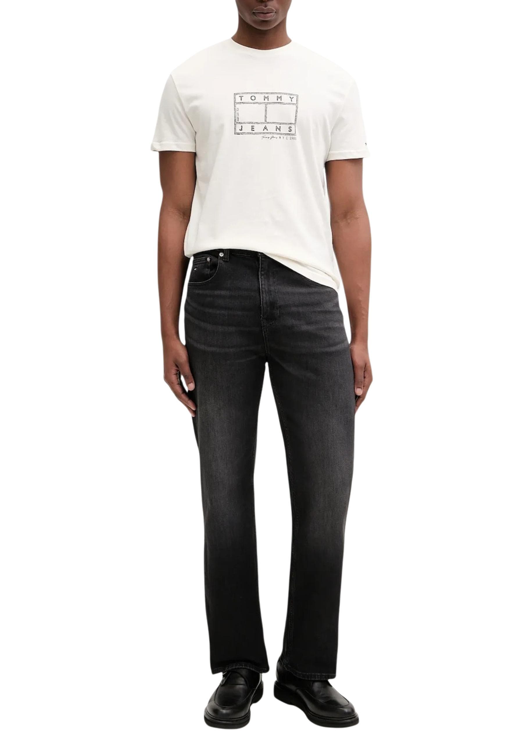 Tommy Hilfiger Jeans T-Shirt Uomo - Tommy Hilfiger Jeans