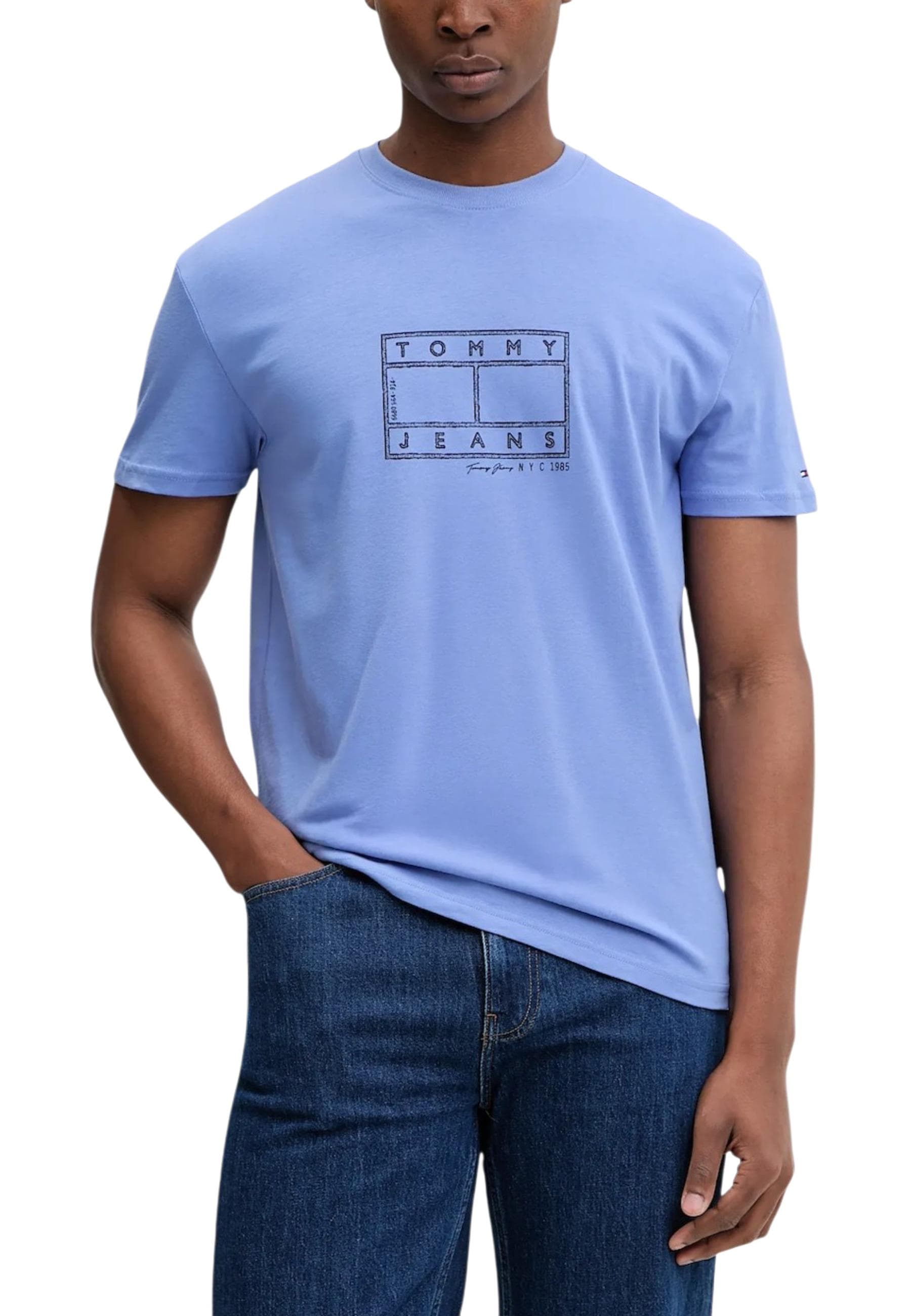 Tommy Hilfiger Jeans T-Shirt Uomo - Tommy Hilfiger Jeans