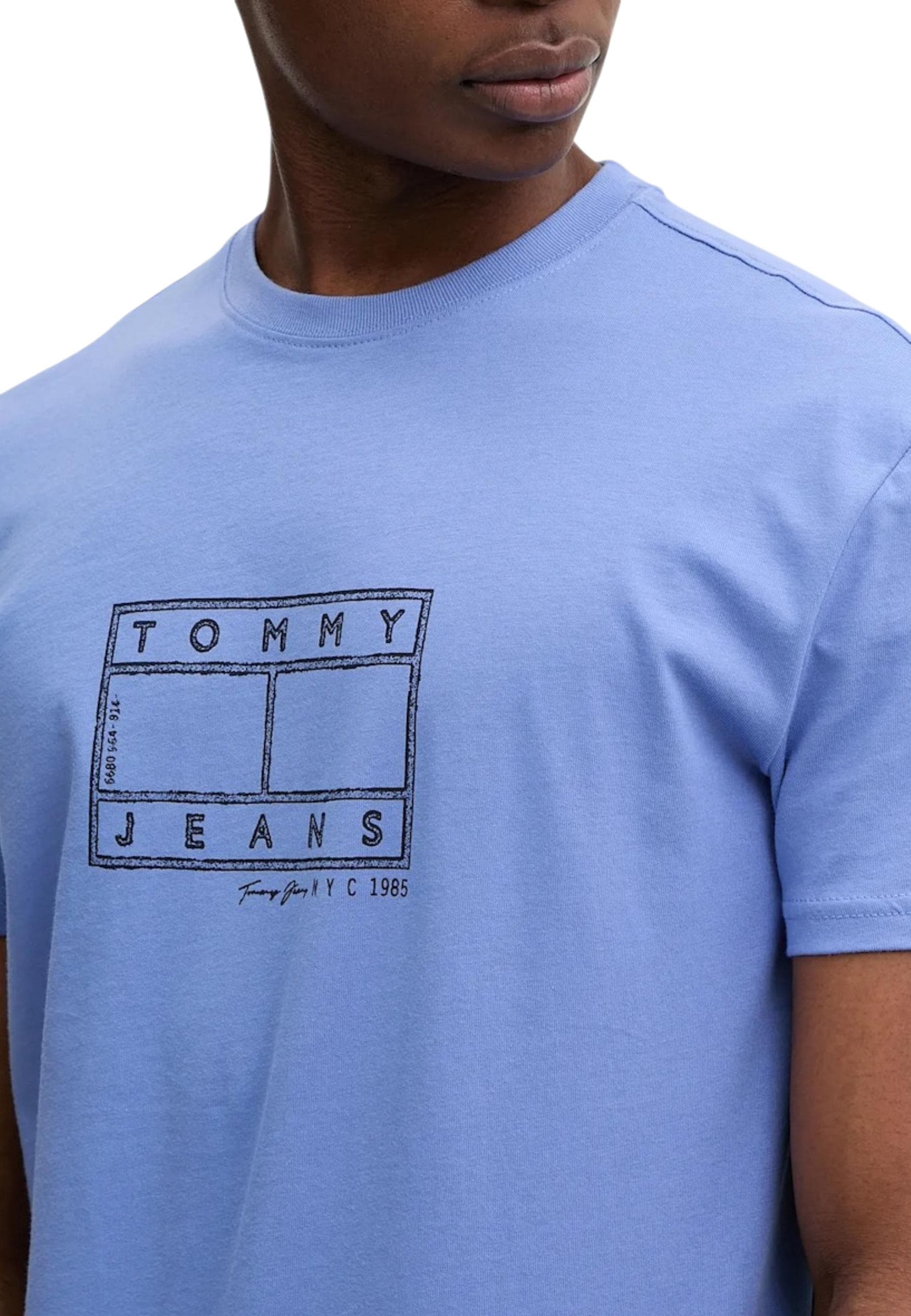 Tommy Hilfiger Jeans T-Shirt Uomo - Tommy Hilfiger Jeans