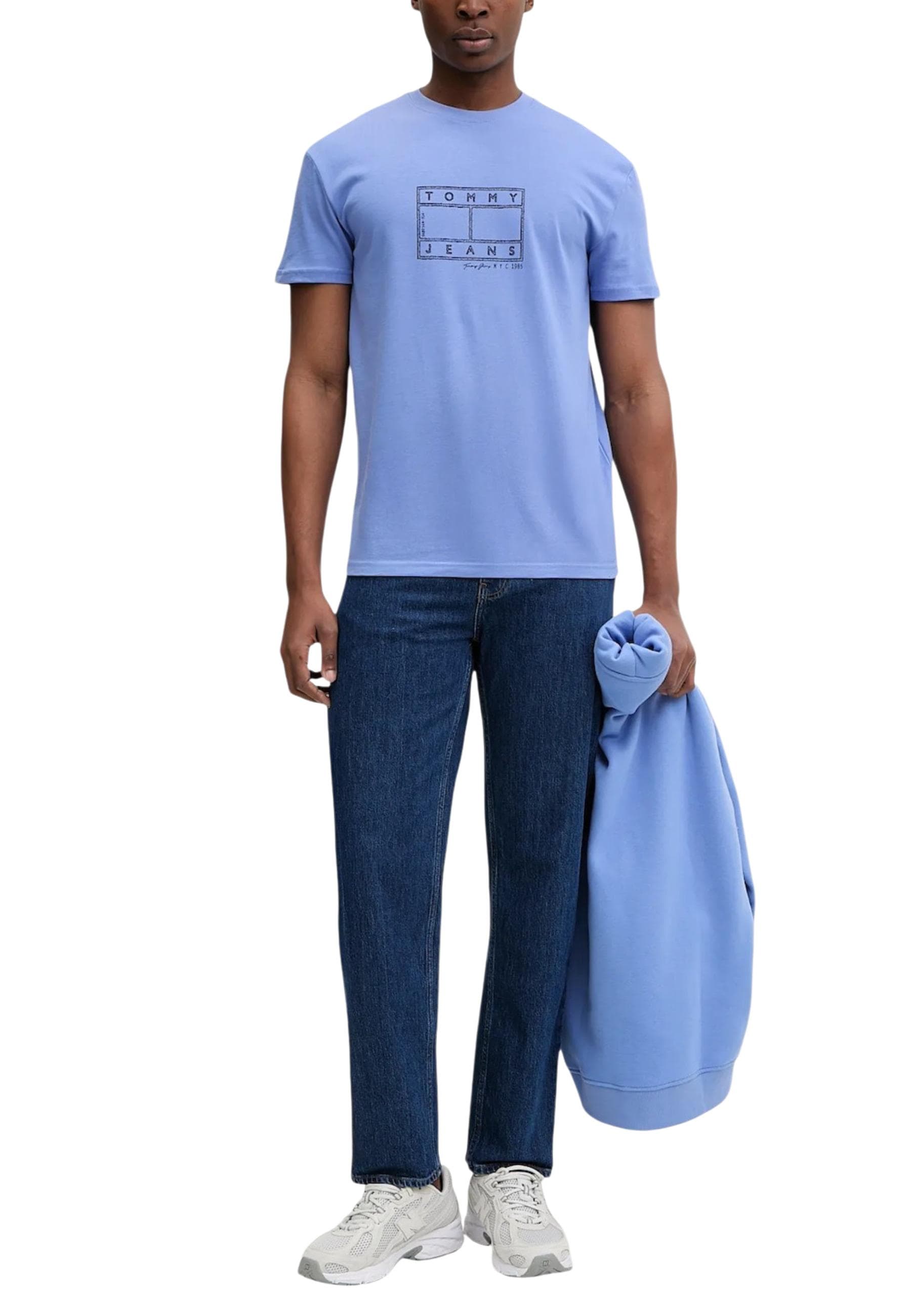 Tommy Hilfiger Jeans T-Shirt Uomo - Tommy Hilfiger Jeans