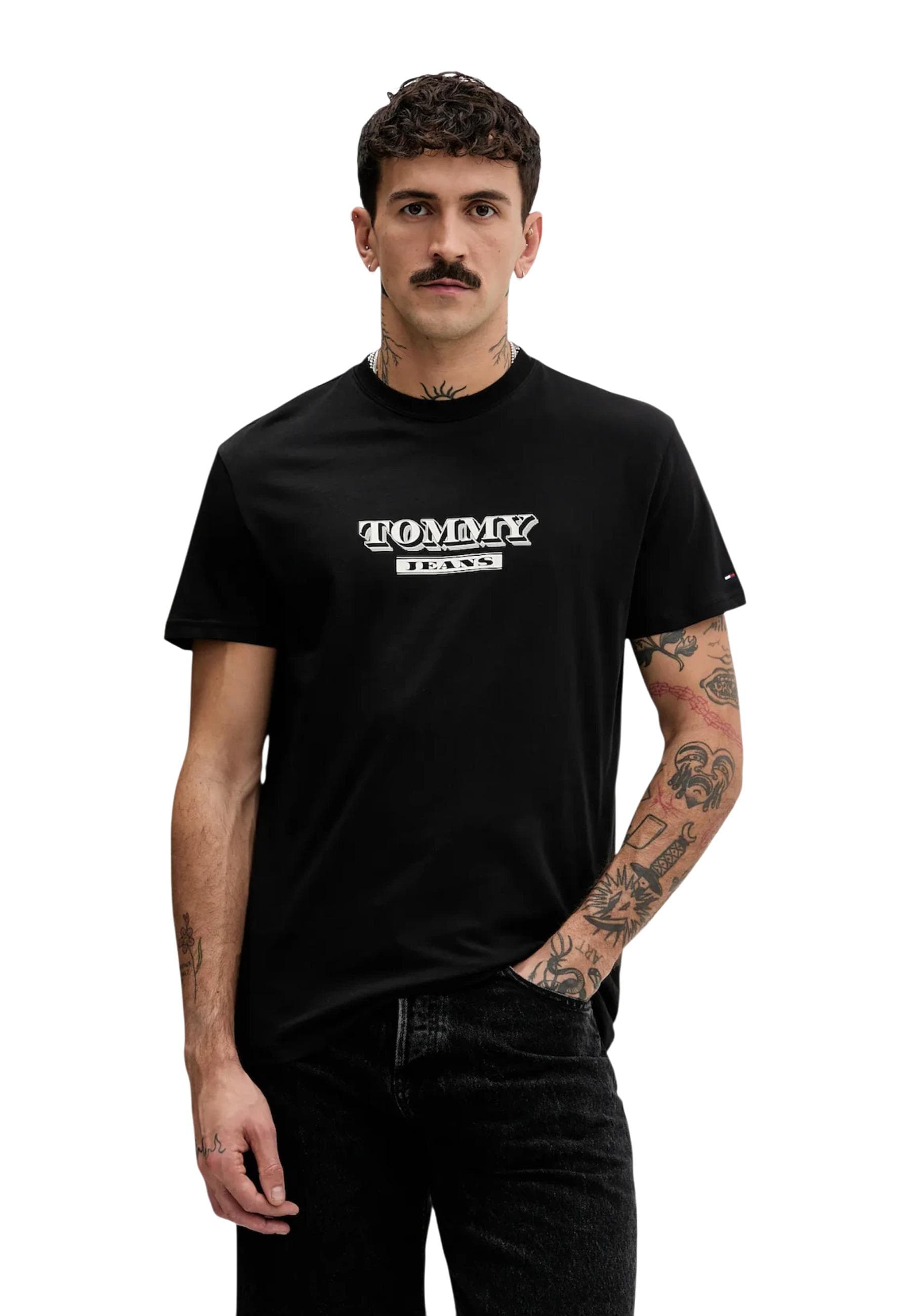 Tommy Hilfiger Jeans T-Shirt Uomo - Tommy Hilfiger Jeans