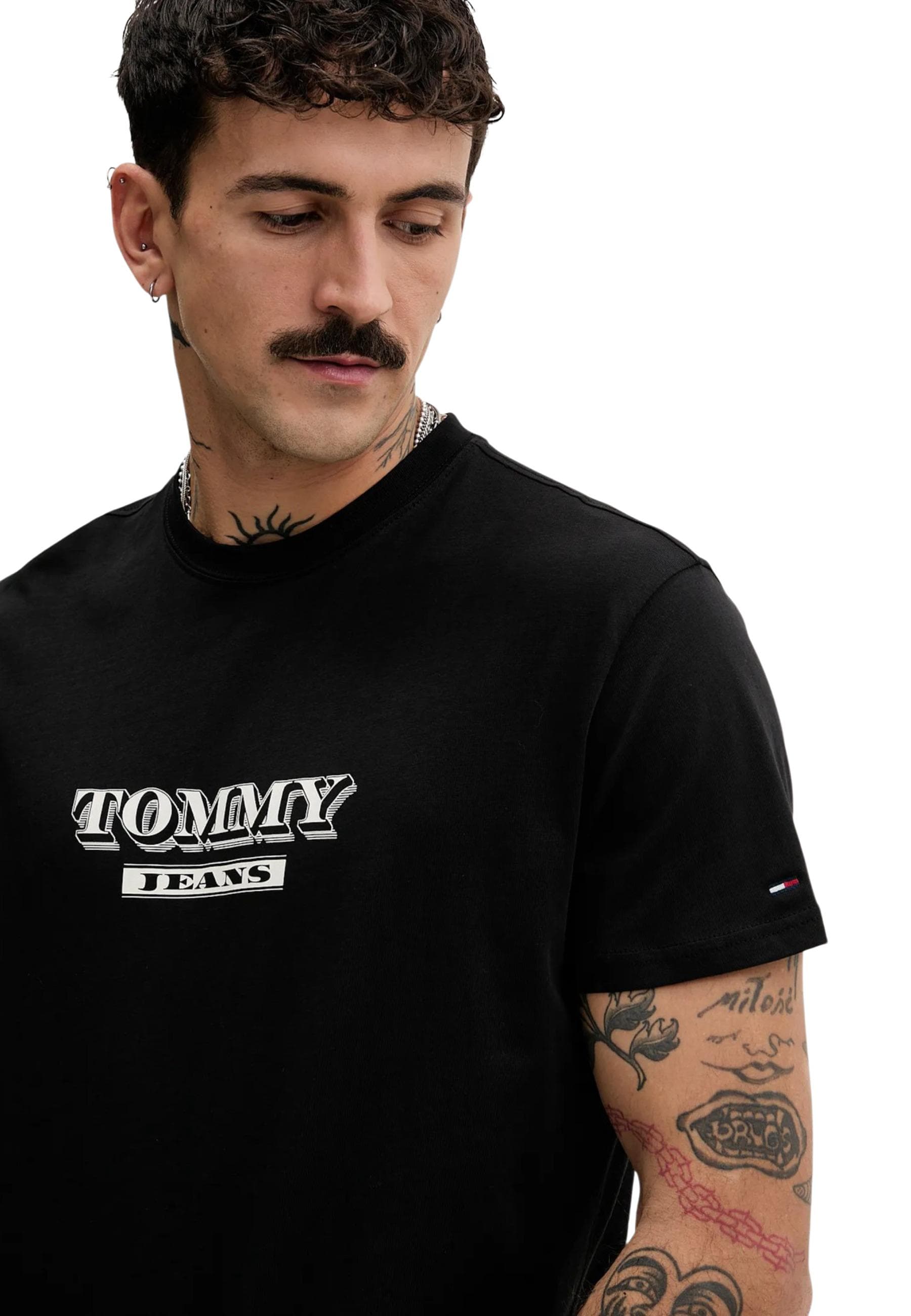 Tommy Hilfiger Jeans T-Shirt Uomo - Tommy Hilfiger Jeans