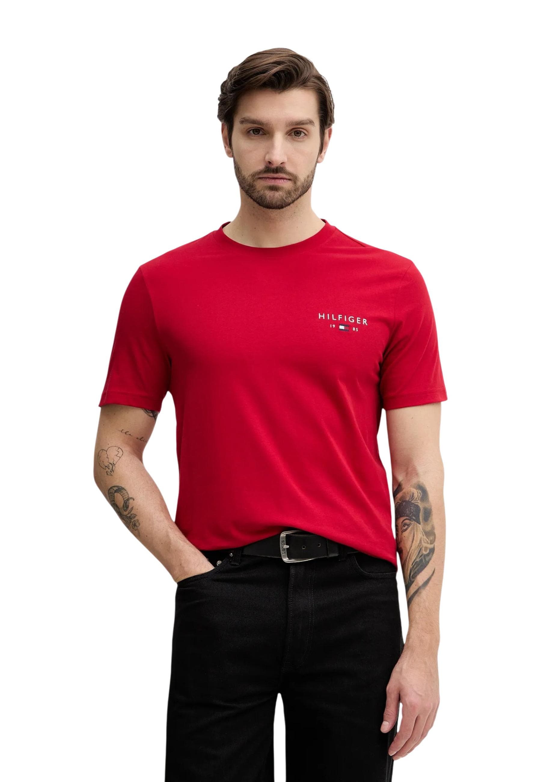 Tommy Hilfiger Jeans T-Shirt Uomo - Tommy Hilfiger Jeans