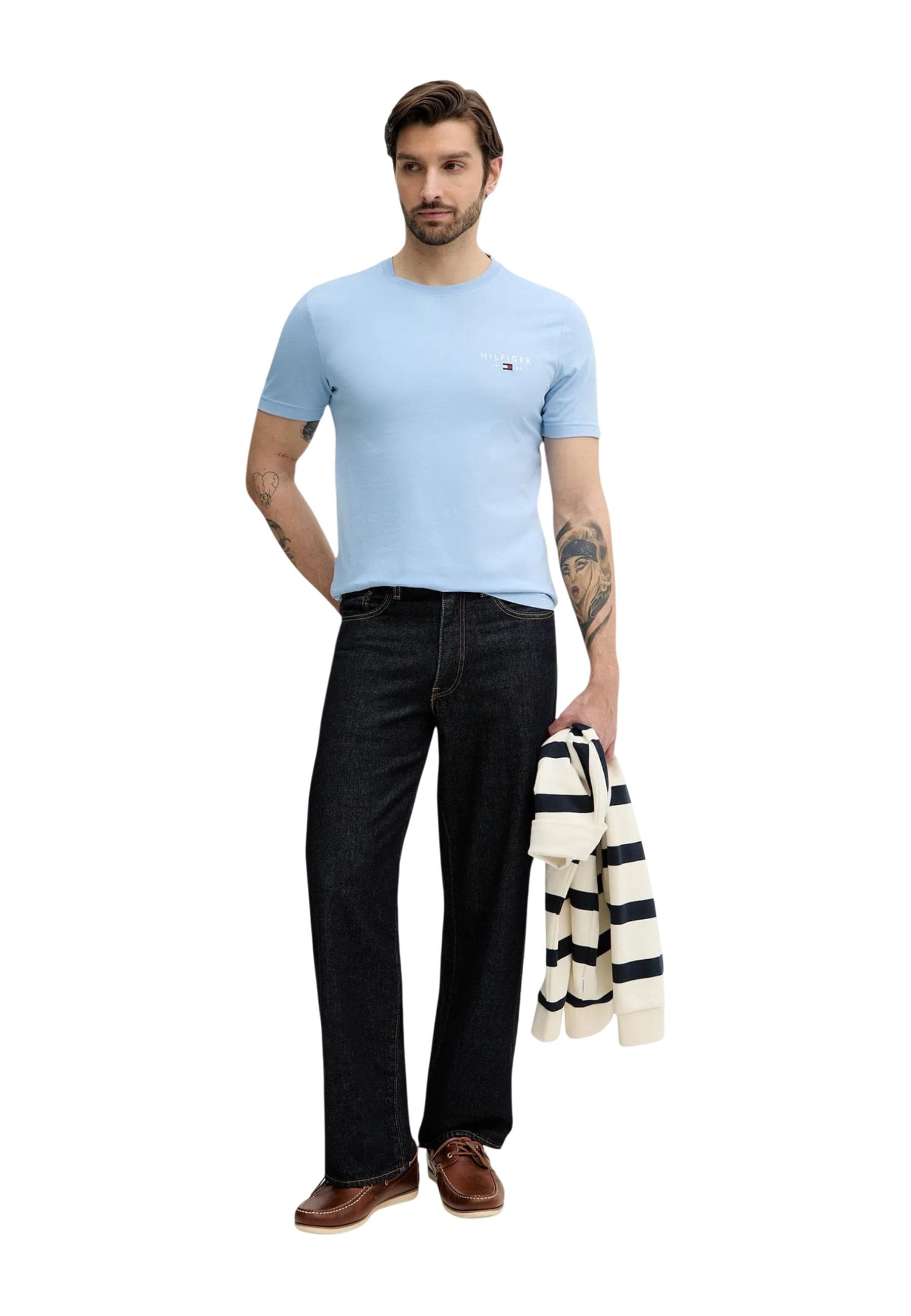 Tommy Hilfiger Jeans T-Shirt Uomo - Tommy Hilfiger Jeans