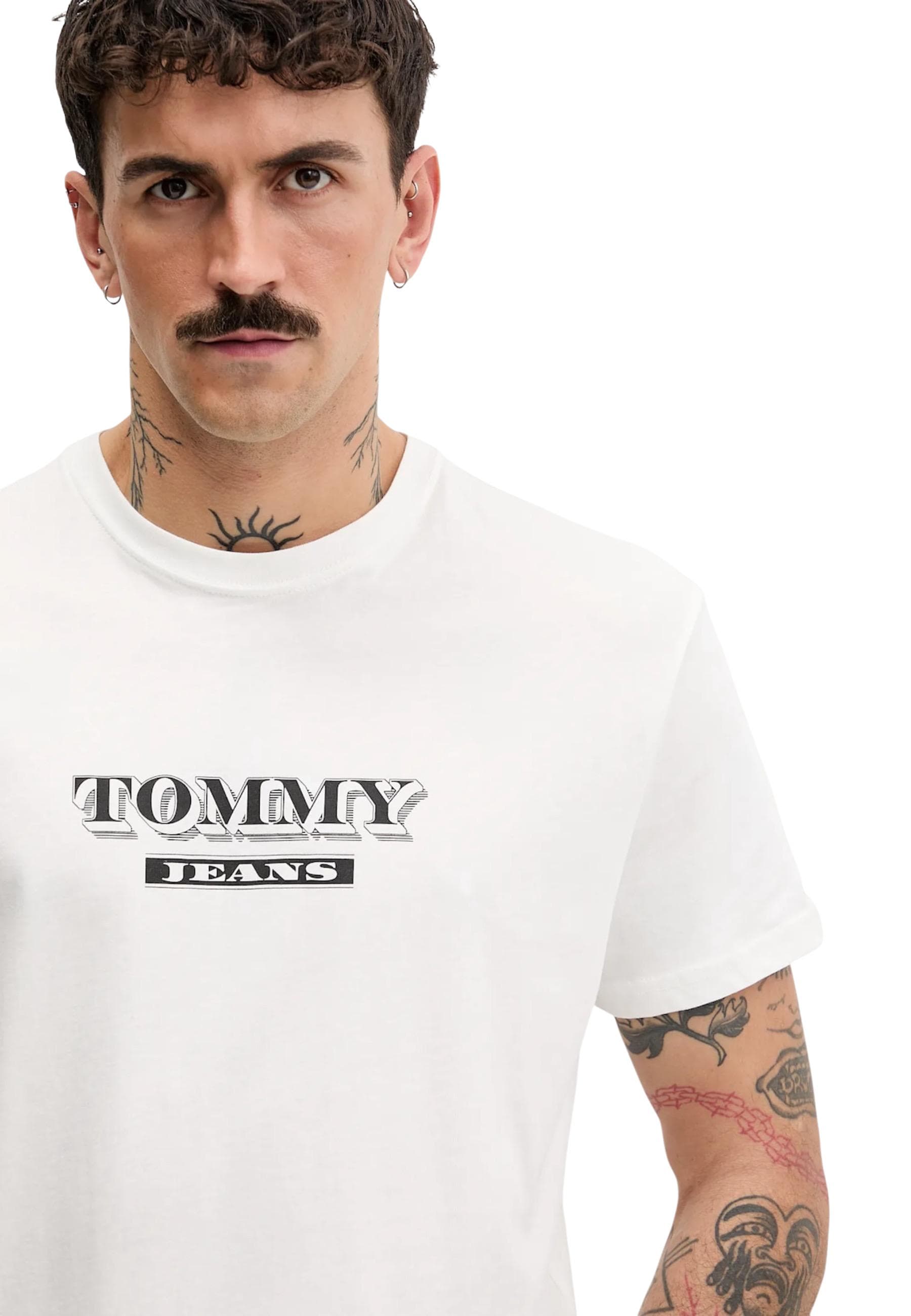 Tommy Hilfiger Jeans T-Shirt Uomo - Tommy Hilfiger Jeans