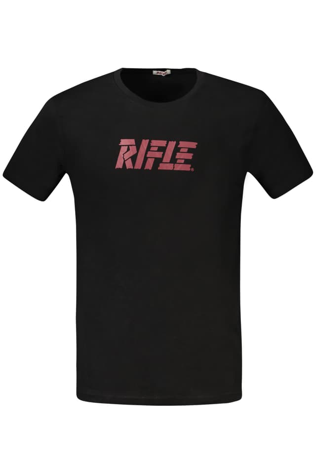 МЪЖКА ТЕНИСКА С КЪС РЪКАВ RIFLE ЧЕРНА
