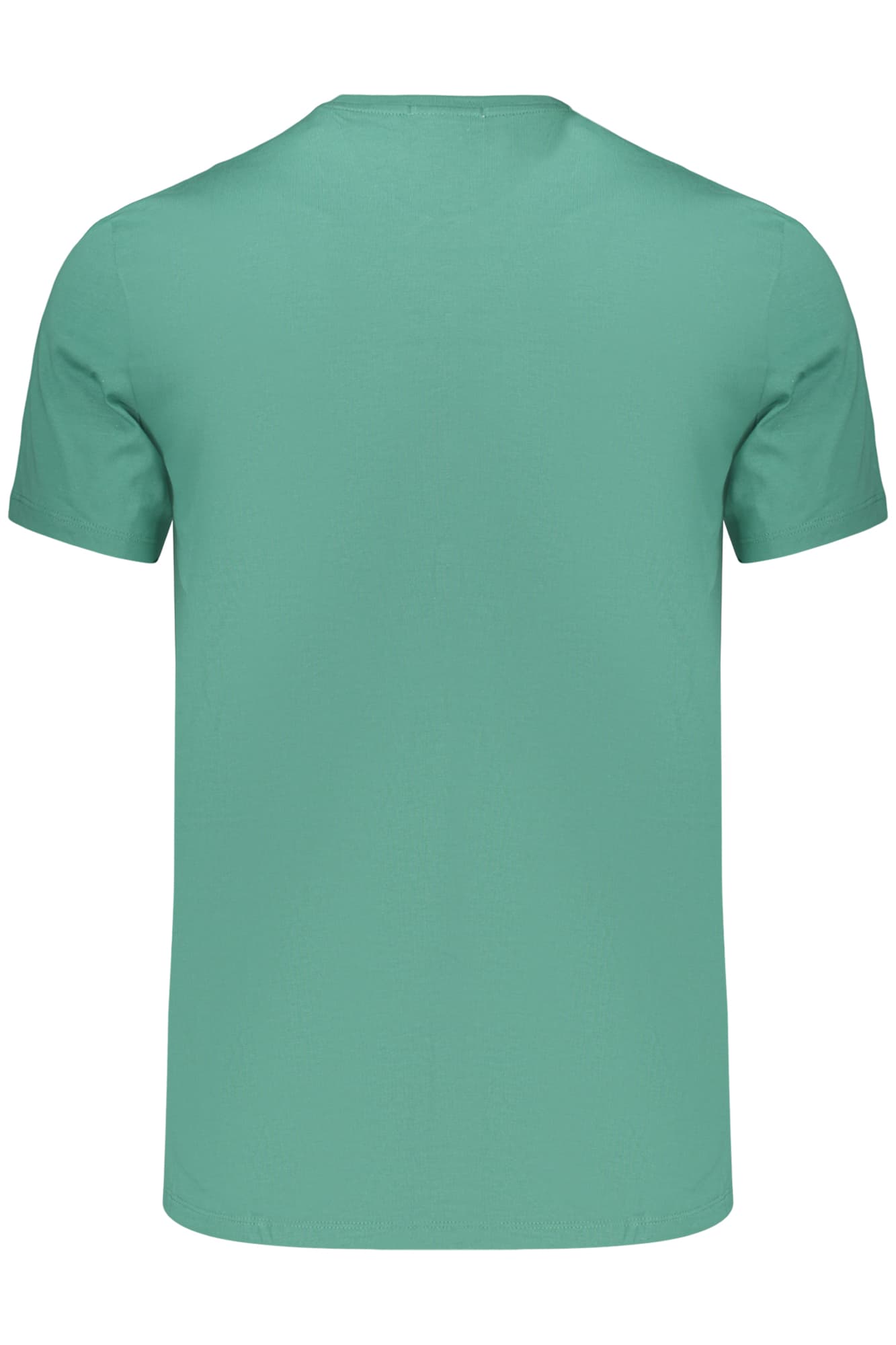 МЪЖКА ТЕНИСКА С КЪС РЪКАВ CALVIN KLEIN, ЗЕЛЕНА - CALVIN KLEIN