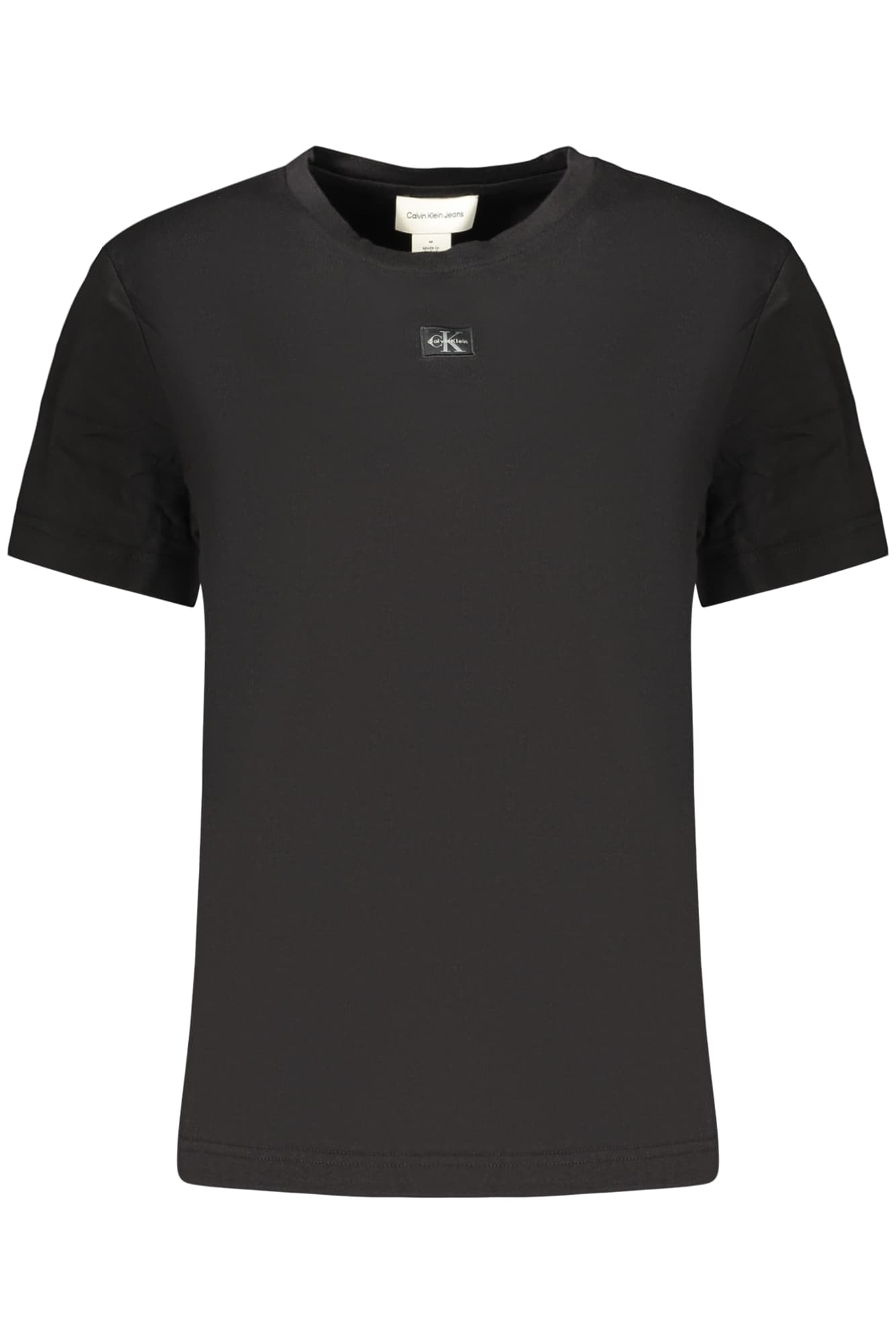 ДАМСКА ТЕНИСКА С КЪС РЪКАВ CALVIN KLEIN, ЧЕРНА - CALVIN KLEIN