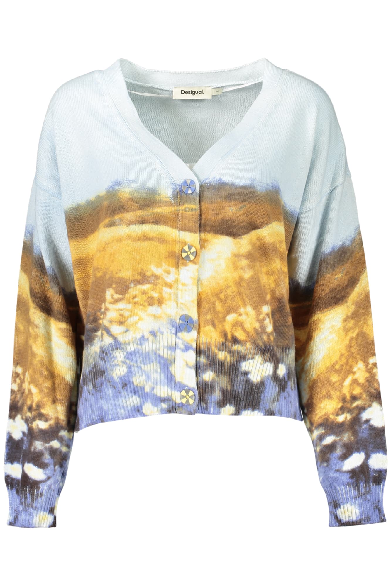 ДАМСКИ СИН КАРДИГАН DESIGUAL - DESIGUAL