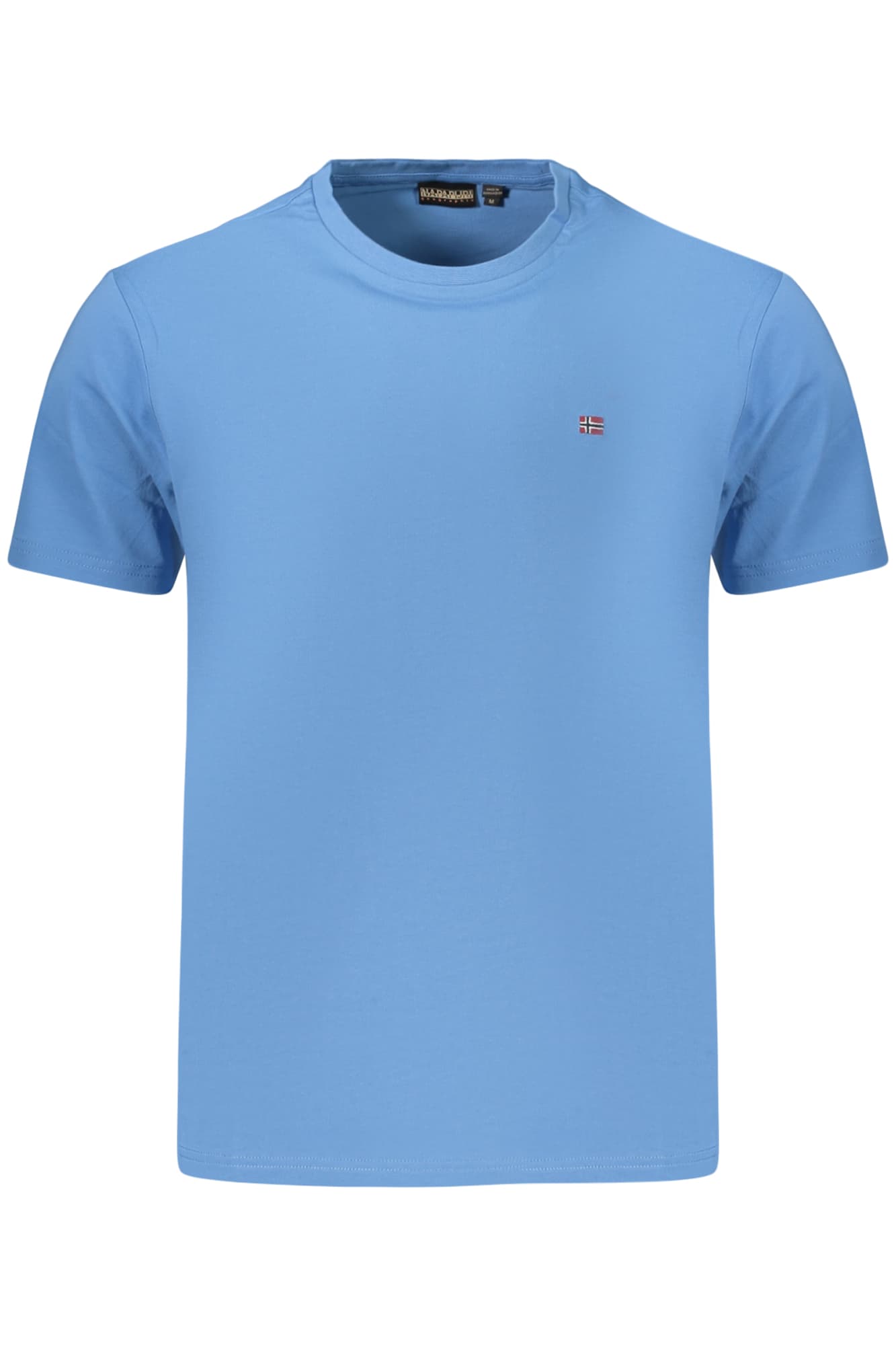 МЪЖКА ТЕНИСКА С КЪС РЪКАВ NAPAPIJRI, СИНЯ - NAPAPIJRI