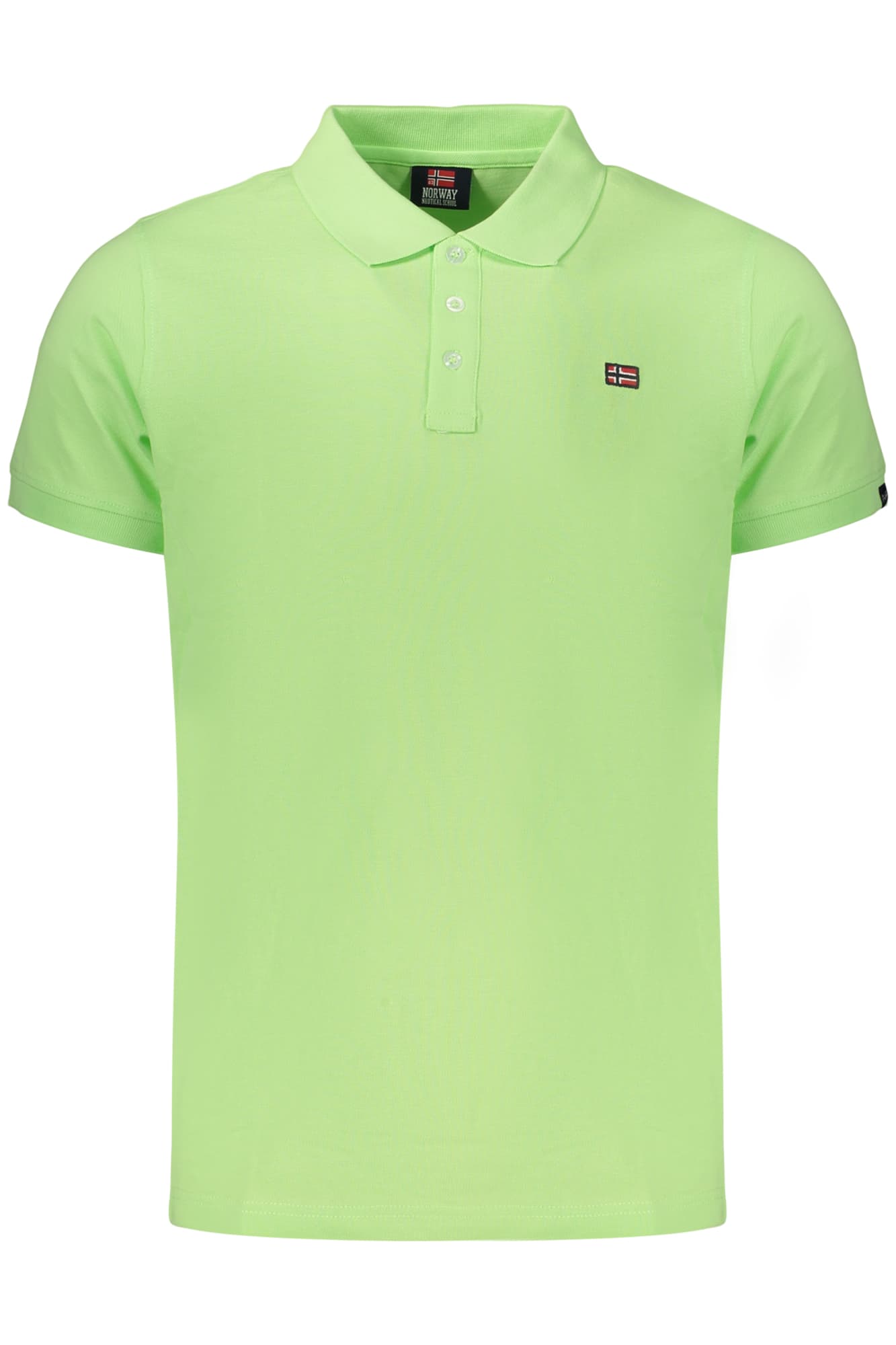 НОРВЕГИЯ 1963 МЪЖКА ПОЛО БЛИЗА С КЪС РЪКАВ, ЗЕЛЕНА - NORWAY 1963