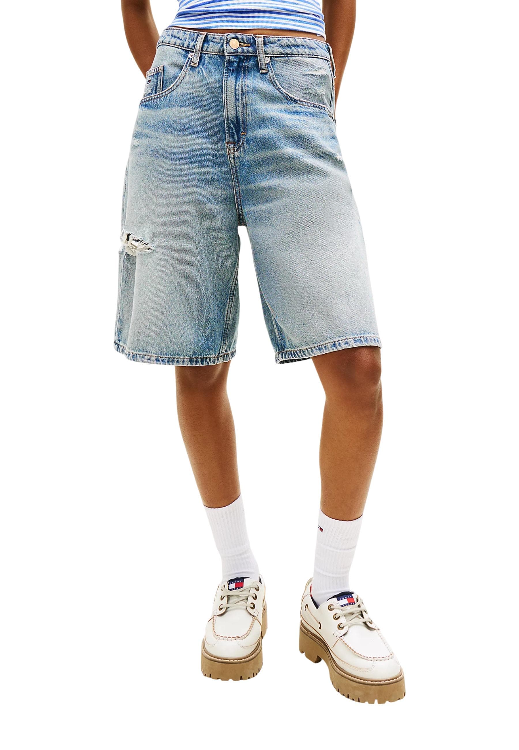 Tommy Hilfiger Jeans Shorts Donna - Tommy Hilfiger Jeans