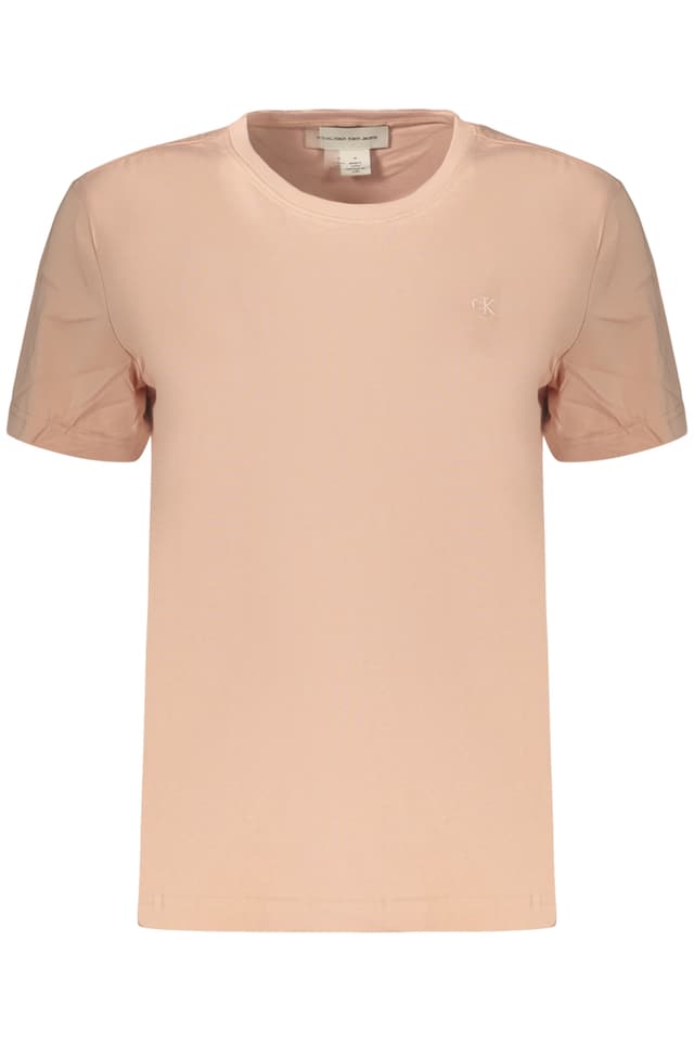 ДАМСКА ТЕНИСКА С КЪС РЪКАВ CALVIN KLEIN, РОЗОВА