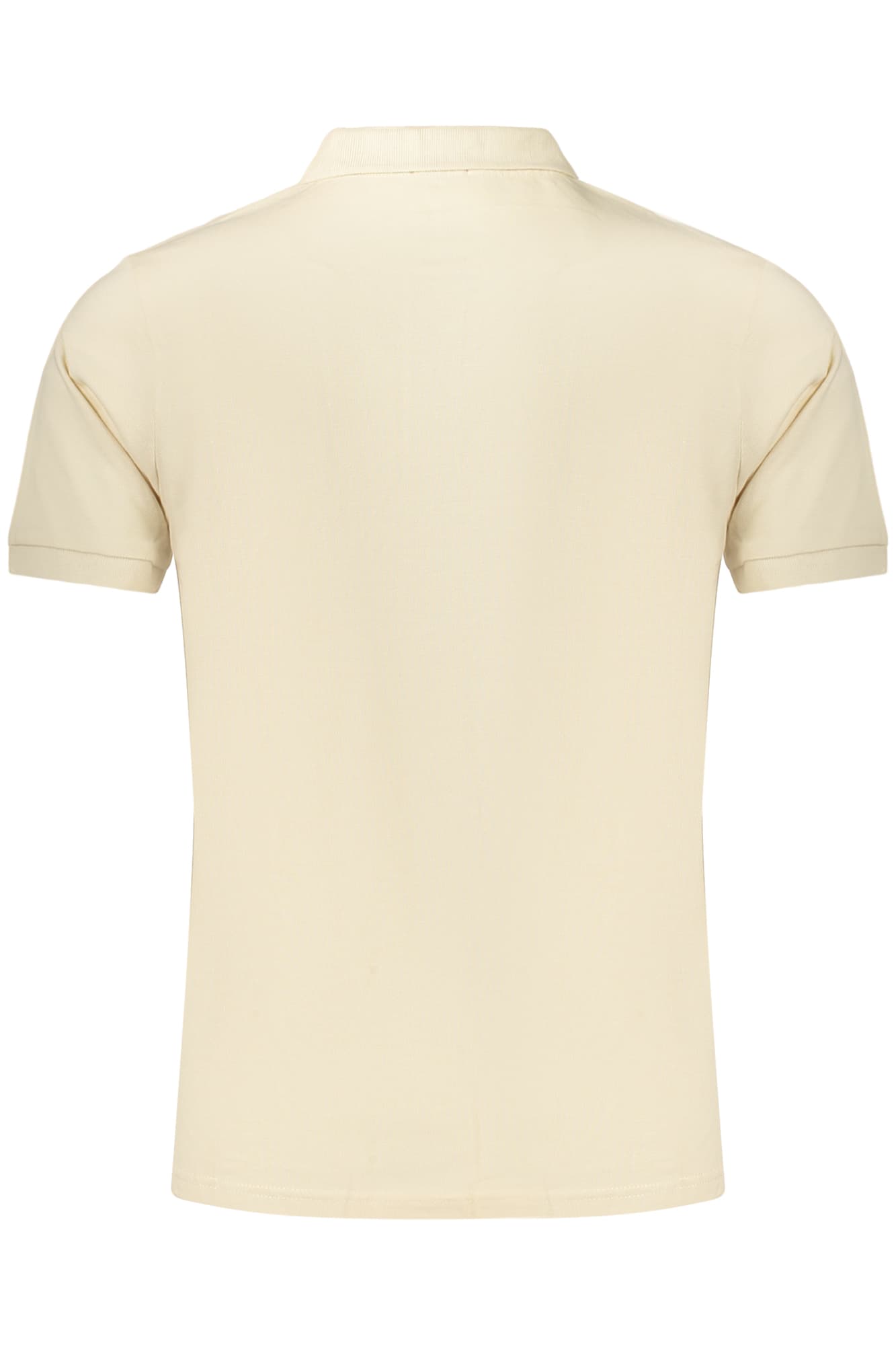 Мъжка поло тениска с къс ръкав, бежова - RIFLE