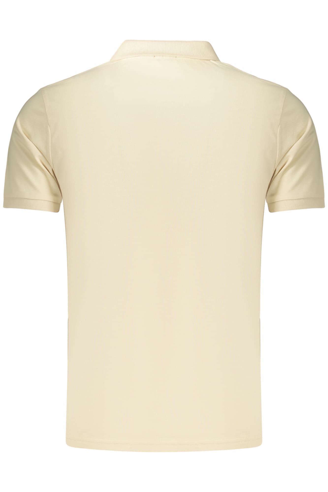 Мъжка поло тениска с къс ръкав, бежова - RIFLE