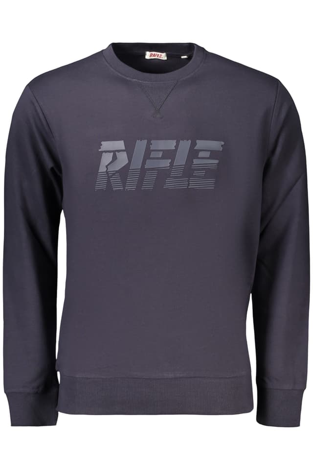 Мъжки суитшърт с цип RIFLE, син