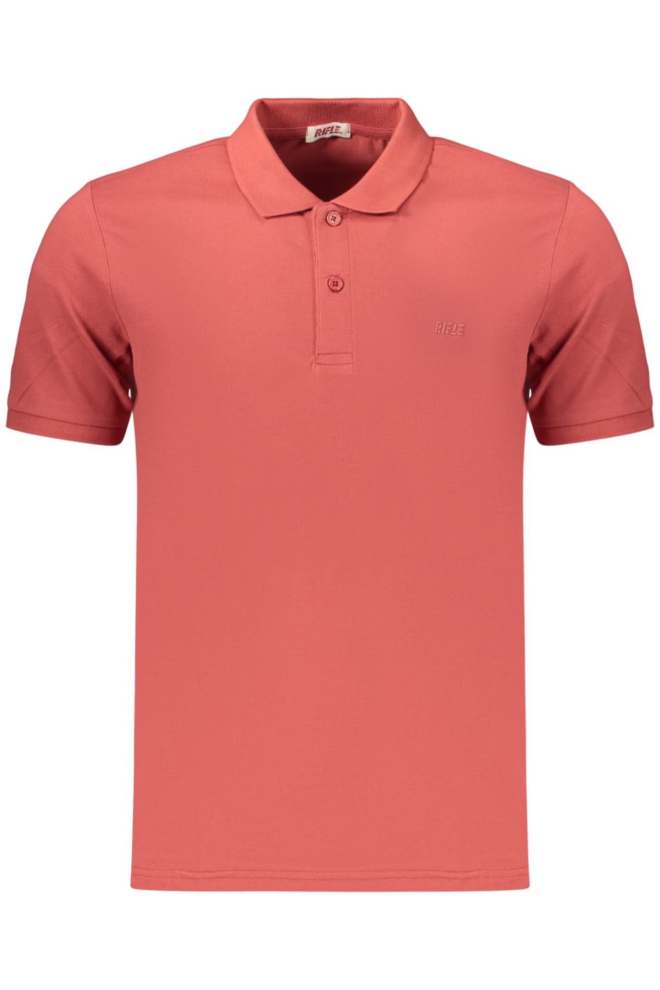 МЪЖКА ЧЕРВЕНА ПОЛО БЛУЗА С КЪС РЪКАВ И ПУШКА - RIFLE