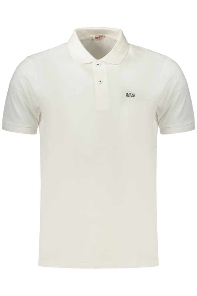 МЪЖКА ПОЛО БЛУЗА С КЪС РЪКАВ RIFLE, БЯЛА