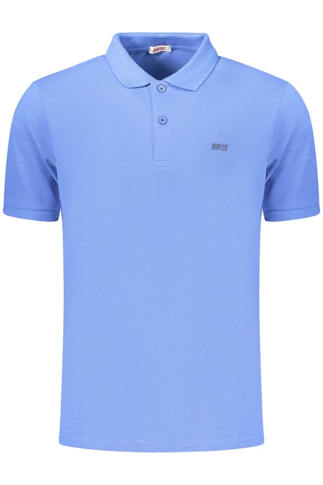 МЪЖКА ПОЛО БЛУЗА С КЪС РЪКАВ RIFLE, СИНЯ