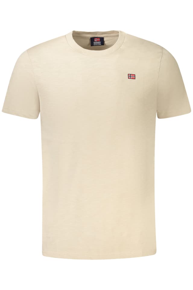NORWAY 1963 МЪЖКА БЕЖОВА ТЕНИСКА С КЪС РЪКАВ