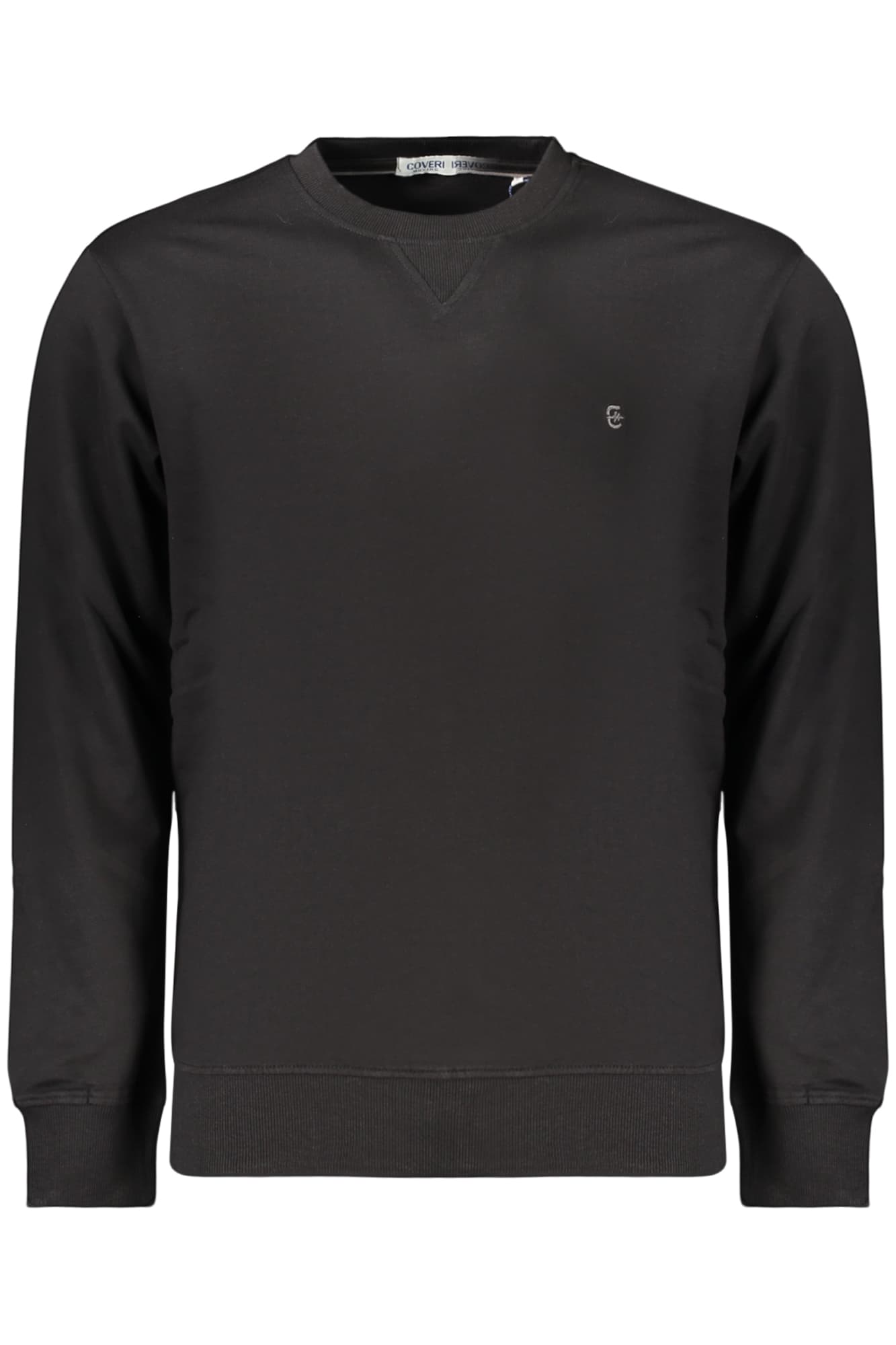 Мъжки черен суитшърт с цип COVERI MOVING - COVERI MOVING